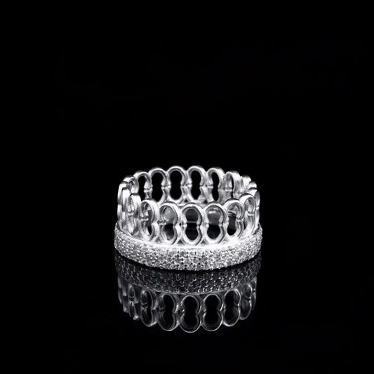 Diamond Crown Ring - Ring
